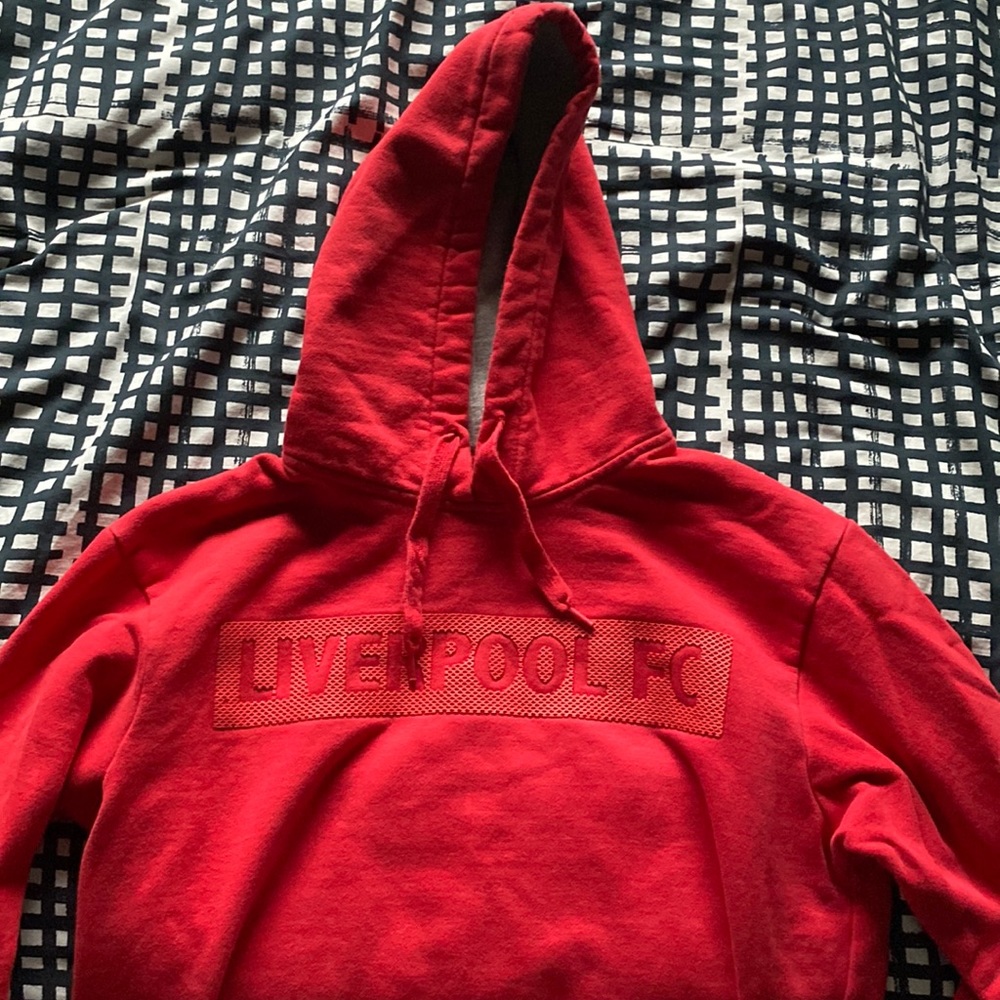 Liverpool Football Club Hooded Sweatshirt.